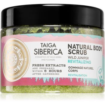 Natura Siberica Taiga Siberica Wild Juniper exfoliant pentru corp