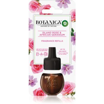 Air Wick Botanica Island Rose & African Geranium rezervă pentru difuzorul electric cu aromă de trandafiri