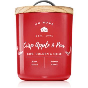 DW Home Farmhouse Crisp Apple & Pear lumânare parfumată