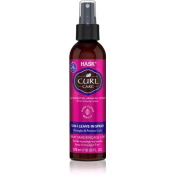 HASK Curl Care spray care nu necesita clatire pentru par ondulat si cret