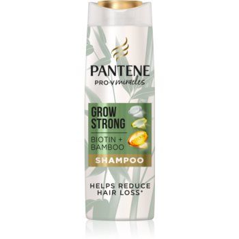 Pantene Grow Strong Biotin & Bamboo șampon impotriva caderii parului