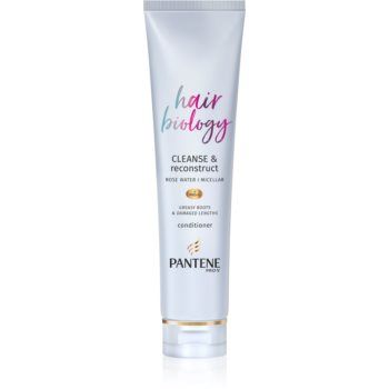 Pantene Hair Biology Cleanse & Reconstruct balsam pentru par gras