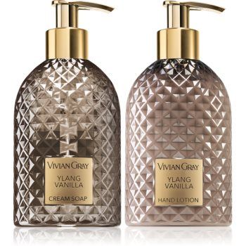 Vivian Gray Gemstone Ylang & Vanilla set cadou(cu efect de hidratare) de firma originala