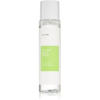 iUnik Tea Tree calmant tonic pentru piele sensibila predispusa la acnee