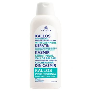 Balsam Reparator cu Cheratina - Kallos Professional Repair Hair Conditioner with Cashmere Keratin 1000ml la reducere