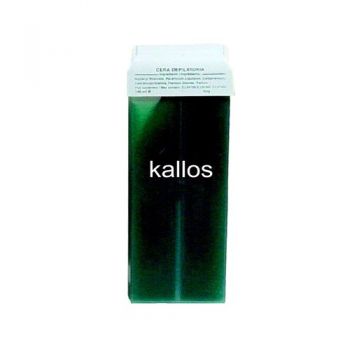 Ceara de Epilat Naturala de Unica Folosinta - Kallos Depilatory Wax, verde, 100g
