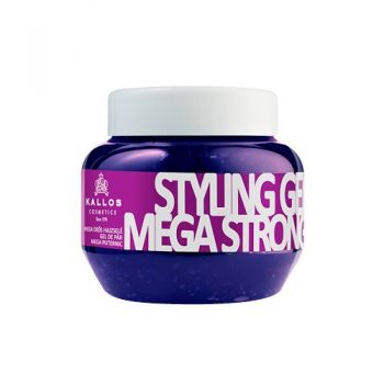 Gel de Par Mega-Puternic - Kallos Styling Gel Mega Strong 275ml ieftin