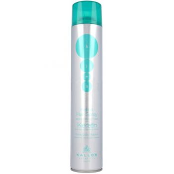 Lac Fixativ cu Keratina - Kallos KJMN Extra Strong Hold Hair Spray with Keratin 750ml ieftin