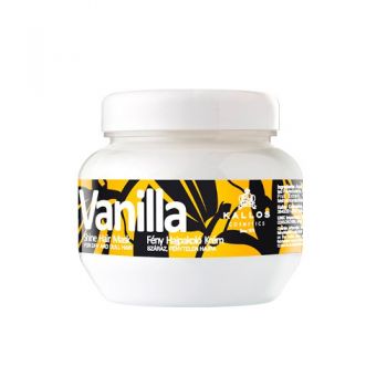 Masca cu Aroma de Vanilie pentru Stralucire - Kallos Vanilla Shine Hair Mask 275ml ieftina