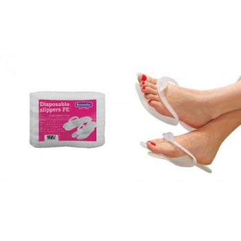 Papuci de Unica Folosinta - Beautyfor Disposable Slippers PE, 25 perechi ieftin