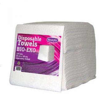 Prosoape de unica folosinta - Beautyfor Disposable Towles BIO-EKO, 50cm x 40cm, 100 buc