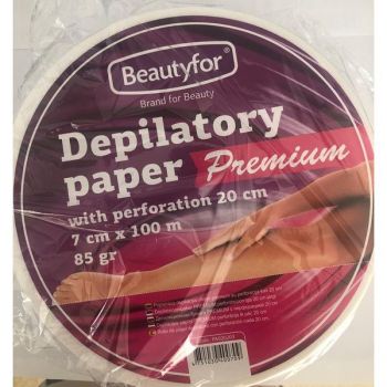 Rola hartie pentru epilare, calitate premium - Beautyfor Depilatory Waxing Paper, Roll, Premium, 85g, 7cm x 100m la reducere