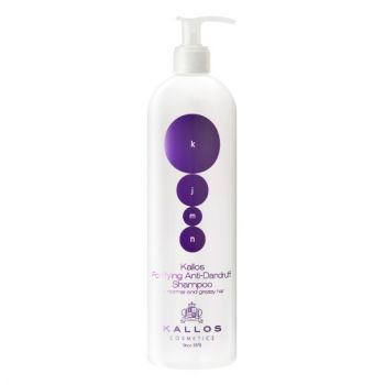 Sampon Anti-Matreata - Kallos KJMN Fortifying Anti-Dandruff Shampoo for Normal and Greasy Hair 500ml