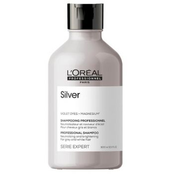 Sampon pentru Par Gri, Alb, Grizonat - L'Oreal Professionnel Serie Expert Silver Shampoo 300 ml de firma original