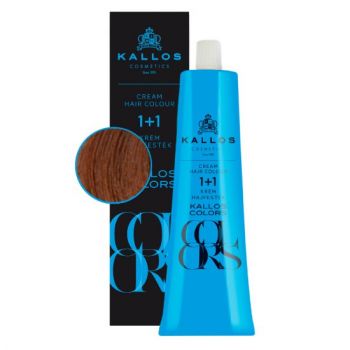 Vopsea Permanenta - Kallos Colors Cream Hair Colour nuanta 8D Cupru Auriu de firma originala