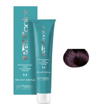 Vopsea Permanenta - Oyster Cosmetics Perlacolor Professional Hair Coloring Cream nuanta 4/2 Castano Irise