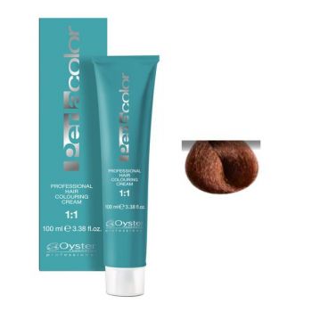 Vopsea Permanenta - Oyster Cosmetics Perlacolor Professional Hair Coloring Cream nuanta 8/4 Biondo Chiaro Ramato de firma originala