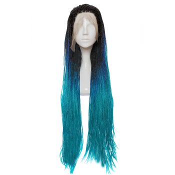 Peruca NYAH Ombre Blue-Teal de firma originala