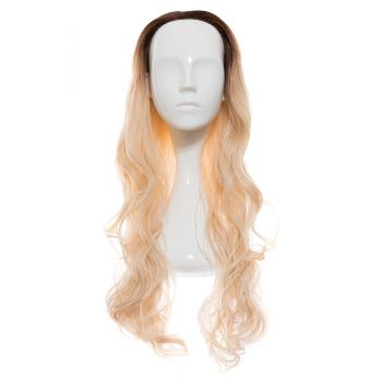 Peruca Partiala 3/4 Ombre Blond Bej ieftina