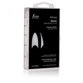 CAPSULE STILETTO NATURALE NR1-10 X 100 BUC