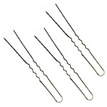 Ace Par Ondulate Maro cca. 180g/ aprox. 215 buc. - Prima Ball Pointed Hair Pins Waved 55 mm ieftin