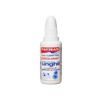 Dizolvant cu Acetona pentru Lac de Unghii Faviclear FVS1 Favisan, 30ml ieftin