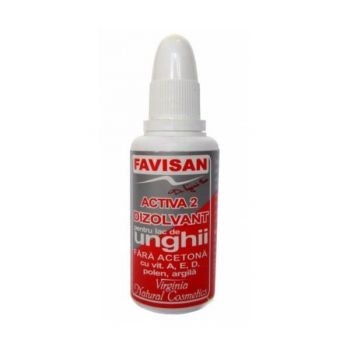 Dizolvant fara Acetona pentru Lac de Unghii Faviclear FVS2 Favisan, 30ml