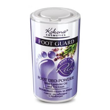 Pudra odorizanta pentru picioare Foot Guard Kokona - 50 gr