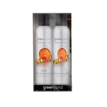 Set cadou Fruit Emotions Ghimbir - Grepfruit, gel de dus 200ml + spray corp 200ml, Greenland