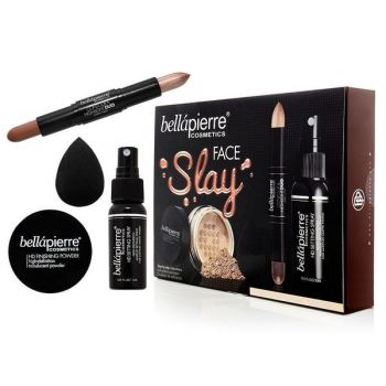 Set sculpt si fixare Face Slay Kit - Dark/Deep BellaPierre ieftin