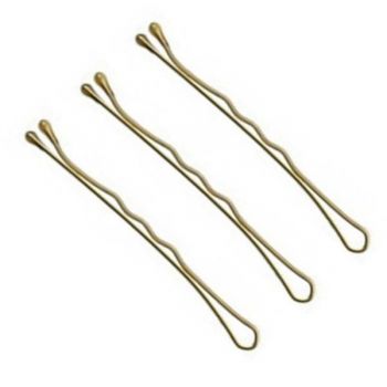Agrafe Ondulate 7 cm, aurii, Locatelli 12 buc