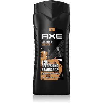 Axe Collision Leather + Cookies gel de duș pentru barbati ieftina