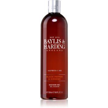 Baylis & Harding Black Pepper & Ginseng gel de duș
