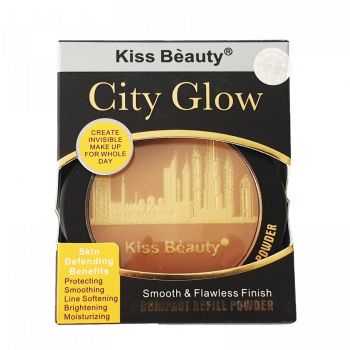 Iluminator Kiss Beauty City Glow, Smooth & Flawless Finish, 03