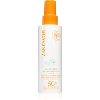 Lancaster Sun Sensitive Kids Milky Spray spray pentru protectie solara pentru copii SPF 50+