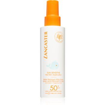 Lancaster Sun Sensitive Kids Milky Spray spray pentru protectie solara pentru copii SPF 50+