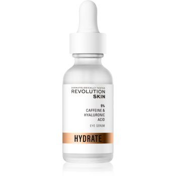 Revolution Skincare Caffeine Solution 5% + Hyaluronic Acid ser pentru ochi ieftin