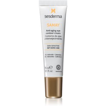 Sesderma Samay Anti-Aging Eye Contour Cream cremă de ochi anti-inflamatoare care reduce cercurile de umflare și întunecate ieftin