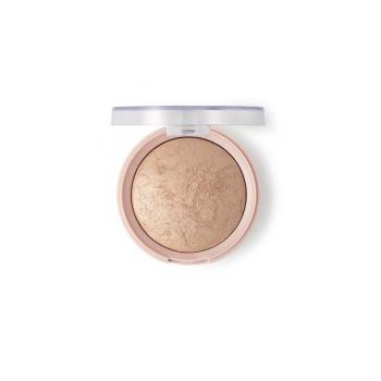 Iluminator Pretty by Flormar Baked Highlighter Golden 10, 7.5 g ieftin