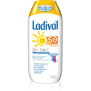 Ladival Kids Lotiune protectie gel crema impotriva alergie la soare SPF 50+