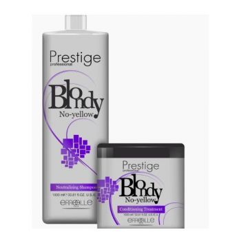 Set cadou Blondy No Yellow Prestige (Sampon 1000ml + Balsam 1000ml )