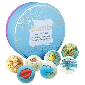 Set cadou Head in the Clouds Creamer Bomb Cosmetics ( sare baie 30g x 7 buc)