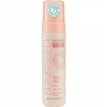 Spuma Autobronzanta Profesionala SUNKISSED Self-tan, 1H TAN, 95% Ingrediente Naturale, 200 ml ieftin