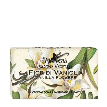 VEGETAL SOAP HANDMADE WITH VANILLA FLOWERS 100 gr