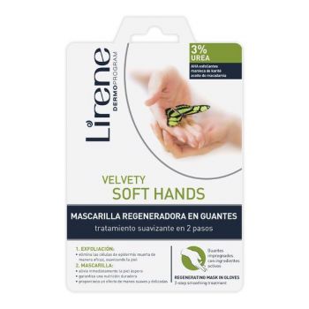 Manusi exfoliante Lirene, regeneratoare pentru maini Manusi exfoliante Lirene, regeneratoare pentru maini