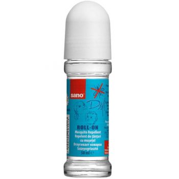 Roll-on Impotriva Tantarilor cu Extract de Musetel - Sano Dy Roll-on Mosquito Repellent Chamomile, 50 ml ieftina