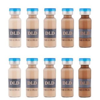 Set 10 fiole tratament facial BB-Glow Meso Serum MakeUp Dermawhite Nutritie si Tonifiere, White BB-Cream Microneedeling Dr.Pen,10x5ml