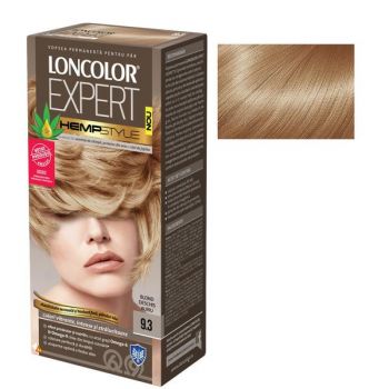 Vopsea Permanenta pentru Par Loncolor Expert HempStyle, nuanta 9.3 blond deschis auriu Vopsea Permanenta pentru Par Loncolor Expert HempStyle, nuanta 9.3 blond deschis auriu