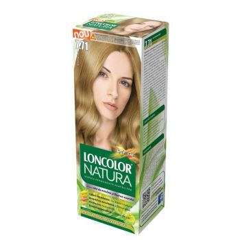 Vopsea Permanenta pentru Par Loncolor Natura, nuanta 7.71 blond bej de firma originala