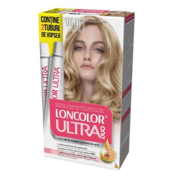 Vopsea Permanenta pentru Par Loncolor Ultra Max, nuanta 10.1 blond cenusiu deschis